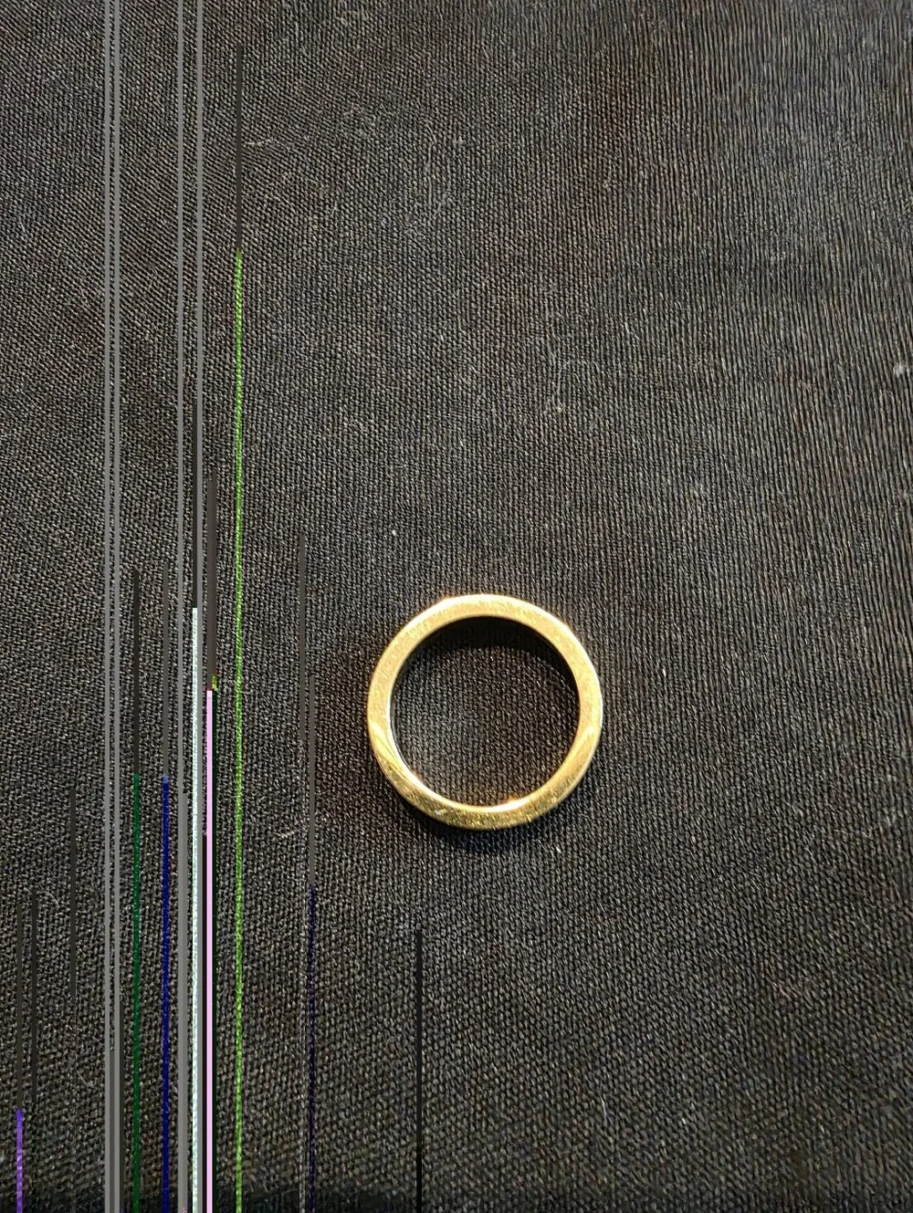 Cuffed By Nano IDGAF Goldplated Band Ring Size 6 New